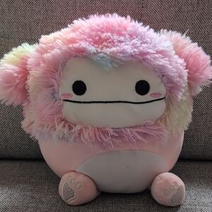 Pink Bigfoot Squishmallow (No Tags) 8 Inch